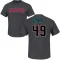 Tyler Gilbert Name & Number T-Shirt - Charcoal