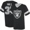 Tyler Hall Name & Number Game Day V-Neck T-Shirt - Black