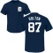 Tyler Holton Name & Number T-Shirt - Navy