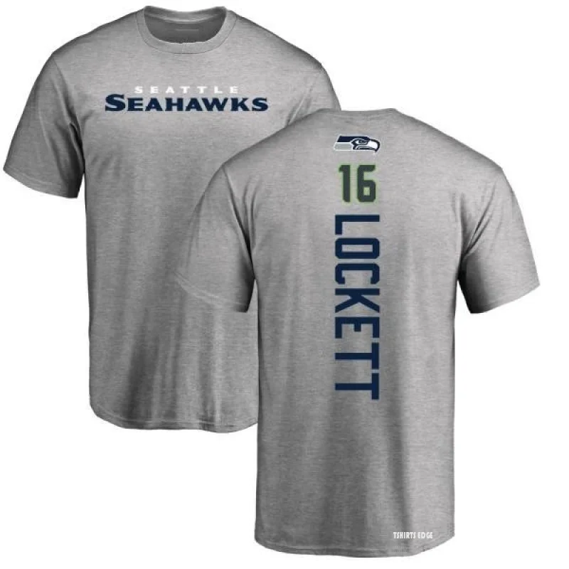 Tyler Lockett Backer T-Shirt - Ash - Tshirtsedge