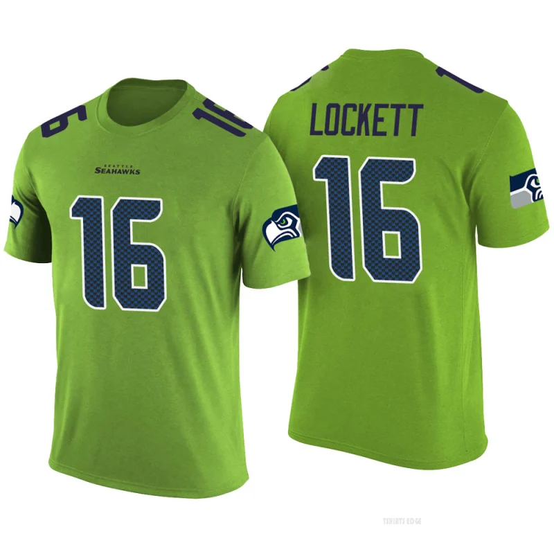 Tyler Lockett Legend Color Rush T-Shirt - Green - Tshirtsedge