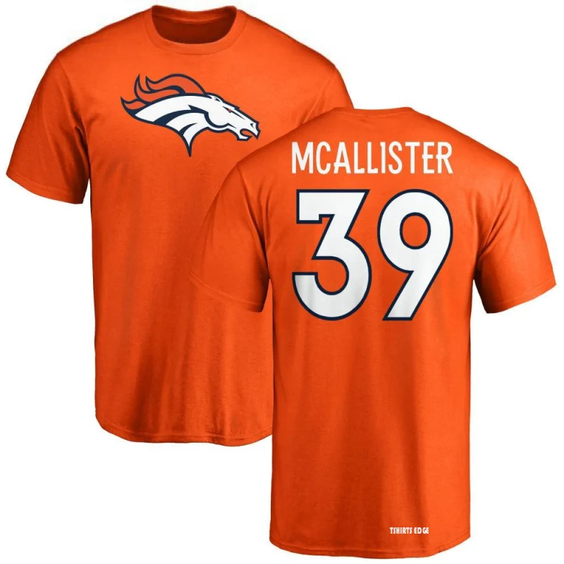 Tyreik McAllister Name & Number T-Shirt - Orange - Tshirtsedge