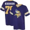 Tyrese Robinson Name & Number Game Day V-Neck T-Shirt - Purple