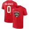 Uvis Balinskis 2023 Stanley Cup Final Name & Number T-Shirt - Red