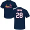 Vada Pinson Name & Number T-Shirt - Navy