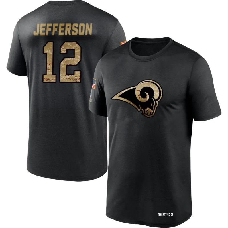 Van Jefferson 2020 Salute To Service Performance T-Shirt - Black -  Tshirtsedge