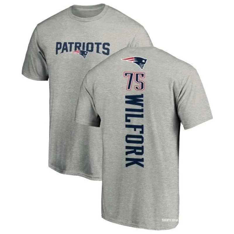 Tshirtsedge Vince Wilfork Backer T-Shirt - Ash