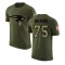 Vince Wilfork Legend Salute to Service T-Shirt - Olive