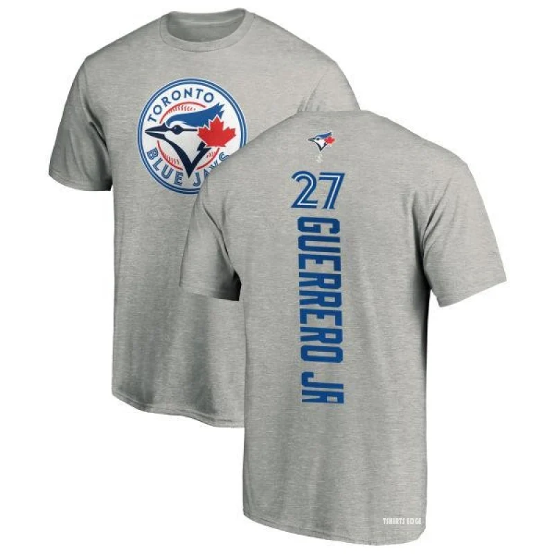 Vladimir Guerrero Jr. Backer T-Shirt - Ash - Tshirtsedge