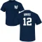 Wade Boggs Name & Number T-Shirt - Navy