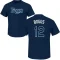 Wade Boggs Name & Number T-Shirt - Navy