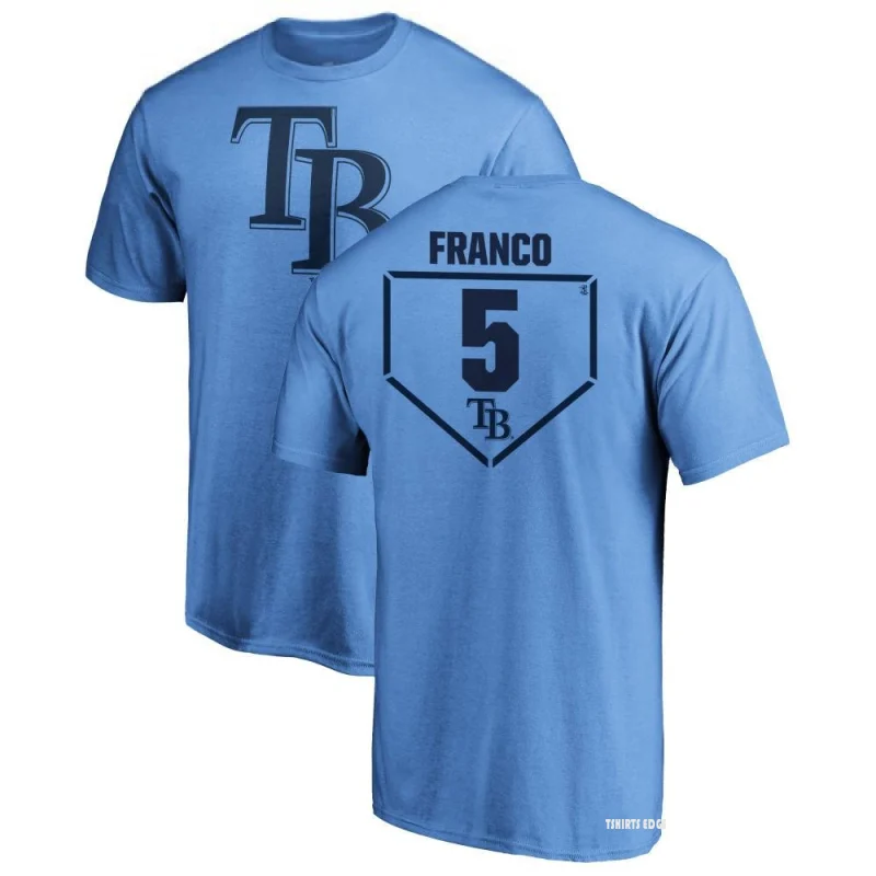 Wander Franco RBI T-Shirt - Light Blue - Tshirtsedge