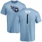 Warren Moon Name & Number T-Shirt - Light Blue