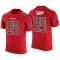 Warren Sapp Legend Color Rush T-Shirt - Red