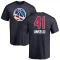 Wes Unseld Name and Number Banner Wave T-Shirt - Navy