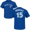 Whit Merrifield Name & Number T-Shirt - Royal