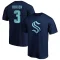 Will Borgen Name & Number T-Shirt - Navy