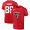 Wilmer Skoog 2023 Stanley Cup Final Name & Number T-Shirt - Red