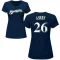 Women's Aaron Ashby Name & Number T-Shirt - Navy