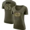 Women's Aaron Banks Legend Salute to Service Scoop Neck T-Shirt - Olive