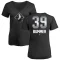 Women's Aaron Bummer Midnight Mascot V-Neck T-Shirt - Black