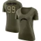 Women's Aaron Crawford Legend Salute to Service Scoop Neck T-Shirt - Olive