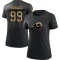 Women's Aaron Donald 2020 Salute To Service Performance T-Shirt - Black