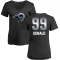 Women's Aaron Donald Midnight Mascot T-Shirt - Black