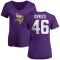 Women's Aaron Dykes Name & Number Slim Fit T-Shirt - Purple