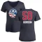 Women's Aaron Gordon Name and Number Banner Wave V-Neck T-Shirt - Navy