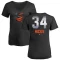 Women's Aaron Hicks Midnight Mascot V-Neck T-Shirt - Black