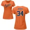 Women's Aaron Hicks Name & Number T-Shirt - Orange