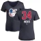 Women's Aaron Hicks Name and Number Banner Wave V-Neck T-Shirt - Navy