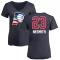 Women's Aaron Nesmith Name and Number Banner Wave V-Neck T-Shirt - Navy