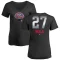 Women's Aaron Nola Midnight Mascot V-Neck T-Shirt - Black