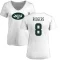 Women's Aaron Rodgers Name & Number Slim Fit T-Shirt - White