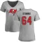 Women's Aaron Stinnie Name & Number Slim Fit T-Shirt - Ash