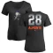 Women's Abraham Almonte Midnight Mascot V-Neck T-Shirt - Black