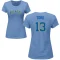 Women's Abraham Toro Name & Number T-Shirt - Light Blue