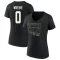 Women's Abram Wiebe 2023 Western Conference Champions Goal Tender V-Neck T-Shirt - Black