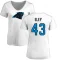 Women's Ace Eley Name & Number Slim Fit T-Shirt - White