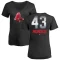 Women's Adalberto Mondesi Midnight Mascot V-Neck T-Shirt - Black