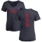 Women's Adam Carlson One Color Backer T-Shirt - Navy