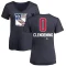 Women's Adam Clendening Name and Number Banner Wave V-Neck T-Shirt - Navy