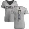 Women's Adam Cracknell Backer Slim Fit V-Neck T-Shirt - Heathered Gray