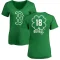 Women's Adam Duvall Dubliner Name & Number V-Neck T-ShirtKelly - Green