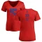 Women's Adam Fox One Color Backer T-Shirt - Red