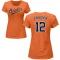 Women's Adam Frazier Name & Number T-Shirt - Orange