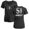 Women's Adam Haseley Midnight Mascot V-Neck T-Shirt - Black