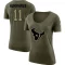 Women's Adam Humphries Legend Salute to Service Scoop Neck T-Shirt - Olive